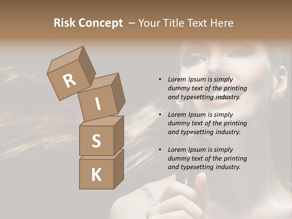 Caucasian Pop Studio PowerPoint Template