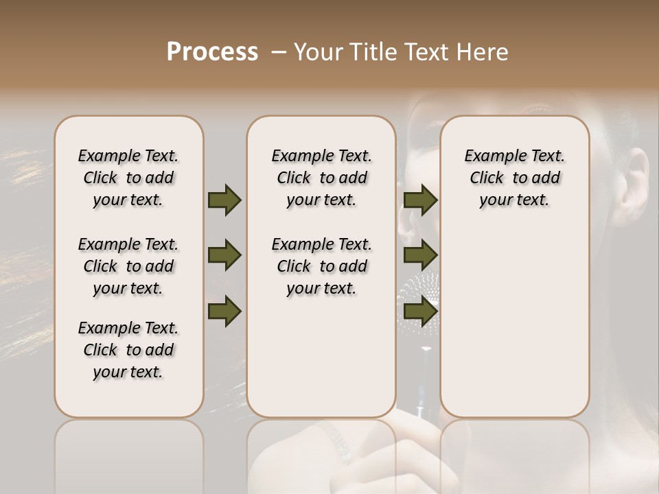 Caucasian Pop Studio PowerPoint Template