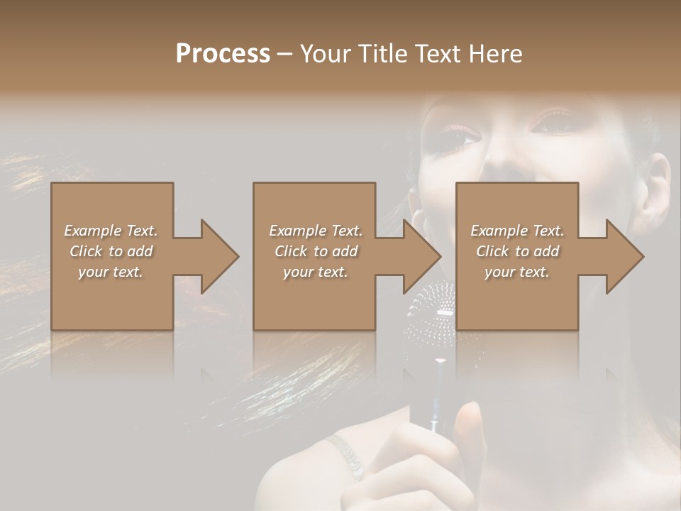 Caucasian Pop Studio PowerPoint Template