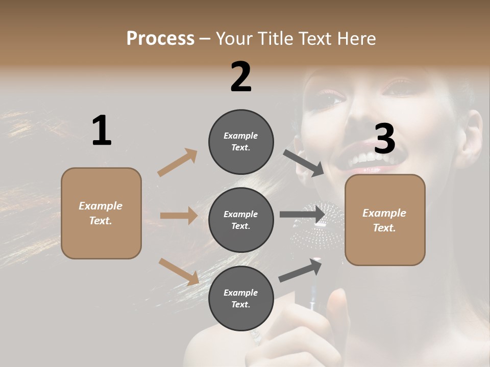 Caucasian Pop Studio PowerPoint Template