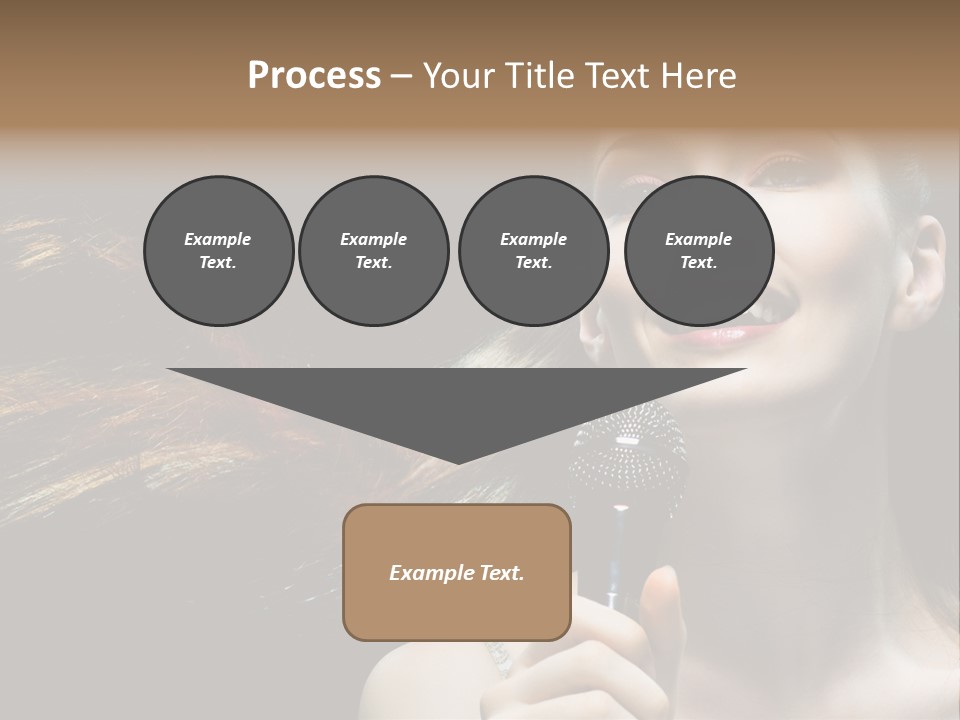 Caucasian Pop Studio PowerPoint Template