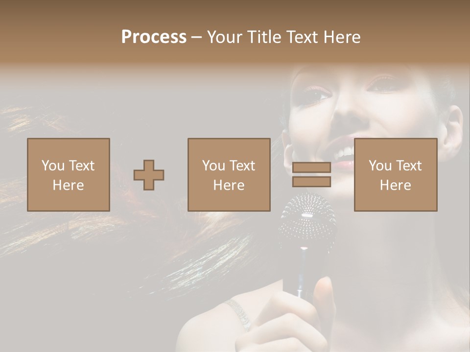 Caucasian Pop Studio PowerPoint Template