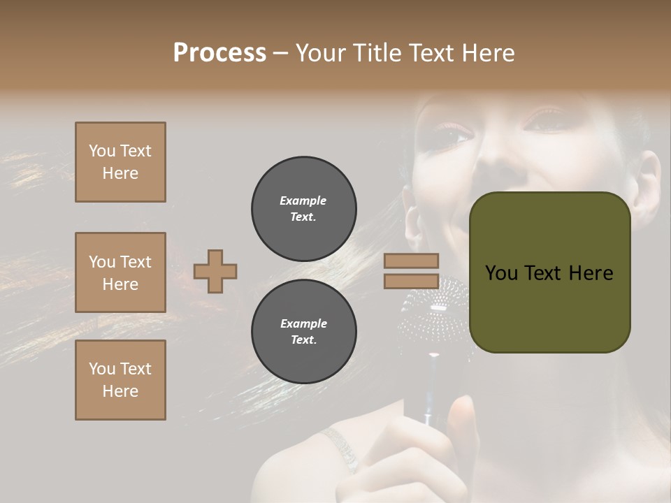 Caucasian Pop Studio PowerPoint Template