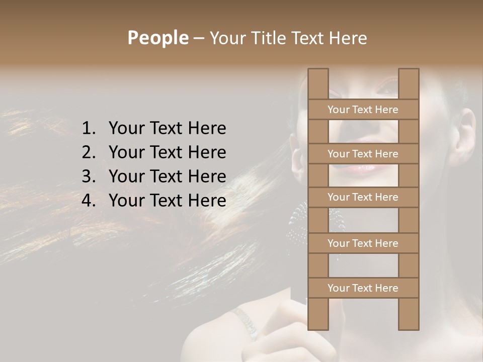 Caucasian Pop Studio PowerPoint Template