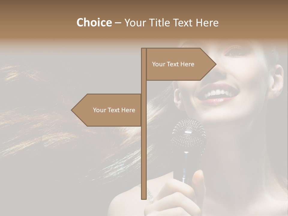 Caucasian Pop Studio PowerPoint Template