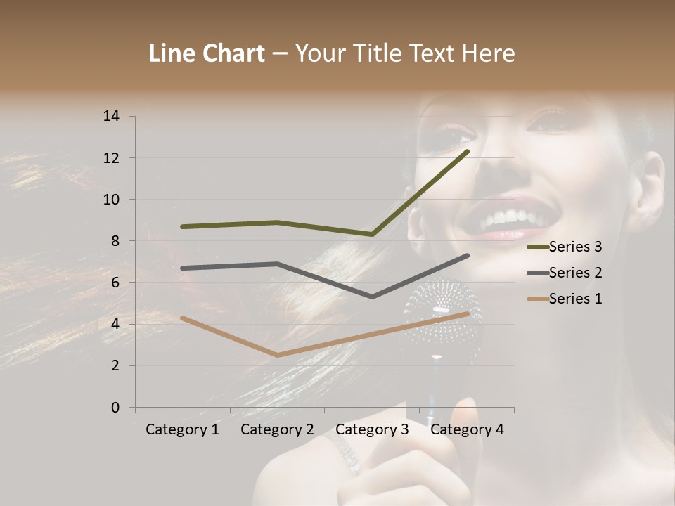 Caucasian Pop Studio PowerPoint Template