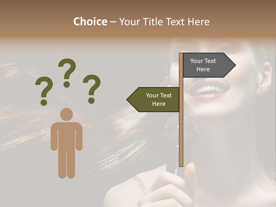 Caucasian Pop Studio PowerPoint Template