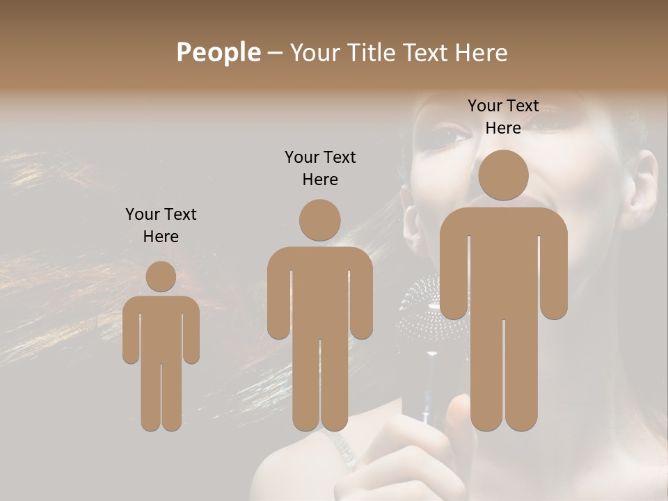 Caucasian Pop Studio PowerPoint Template