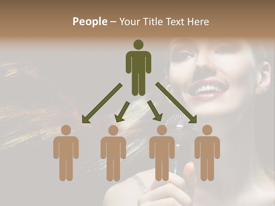 Caucasian Pop Studio PowerPoint Template