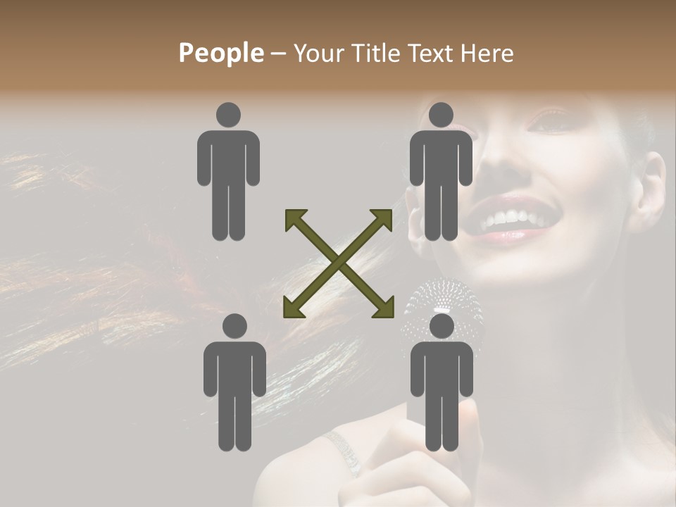 Caucasian Pop Studio PowerPoint Template