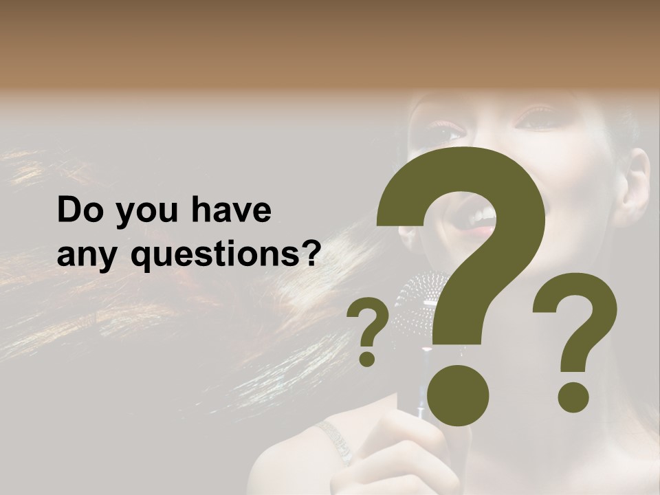 Caucasian Pop Studio PowerPoint Template