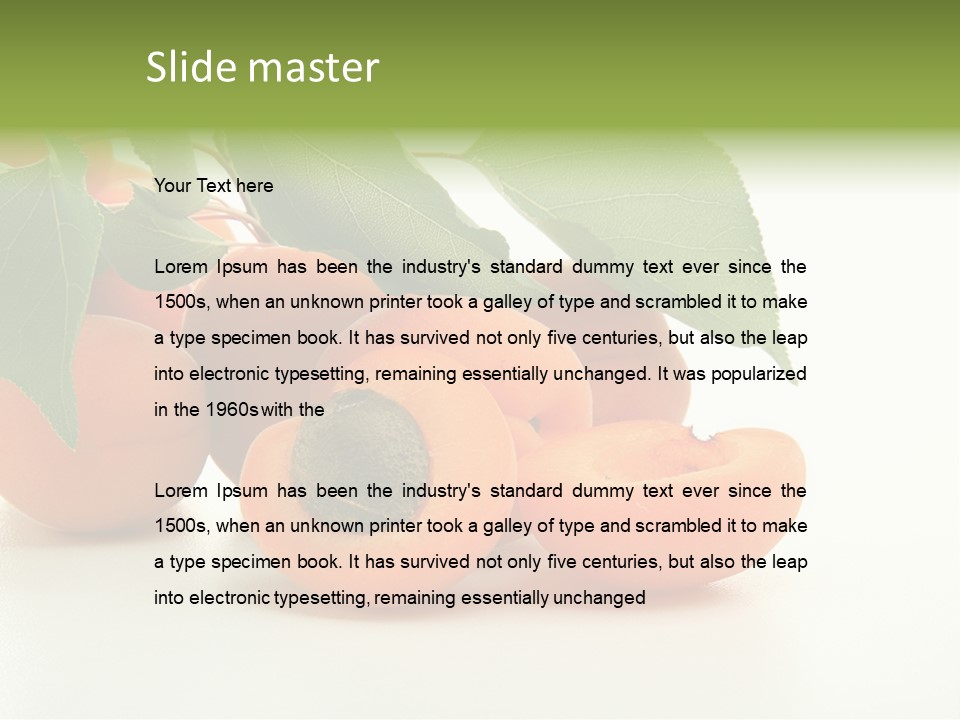 Summer Tree White PowerPoint Template