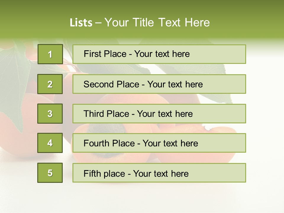 Summer Tree White PowerPoint Template