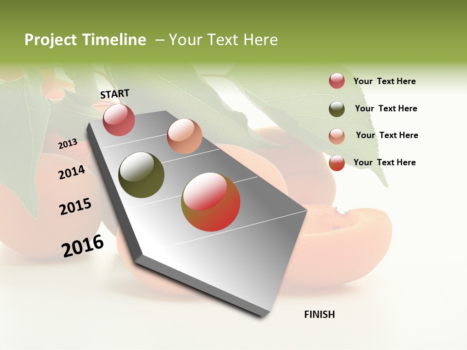 Summer Tree White PowerPoint Template