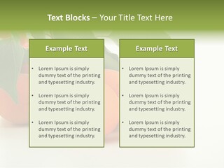 Summer Tree White PowerPoint Template