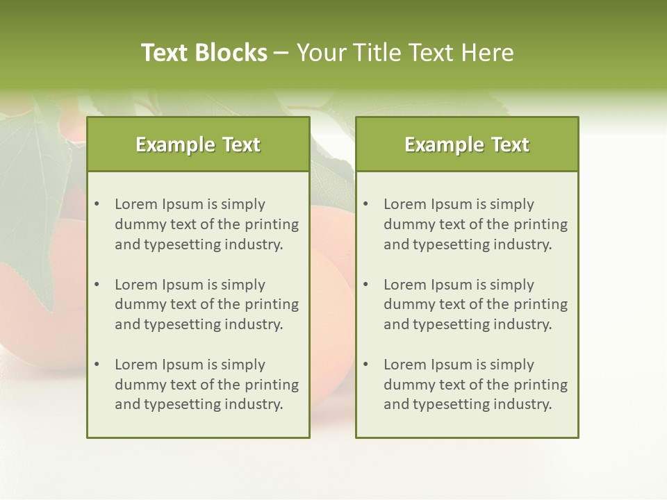 Summer Tree White PowerPoint Template