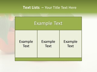 Summer Tree White PowerPoint Template
