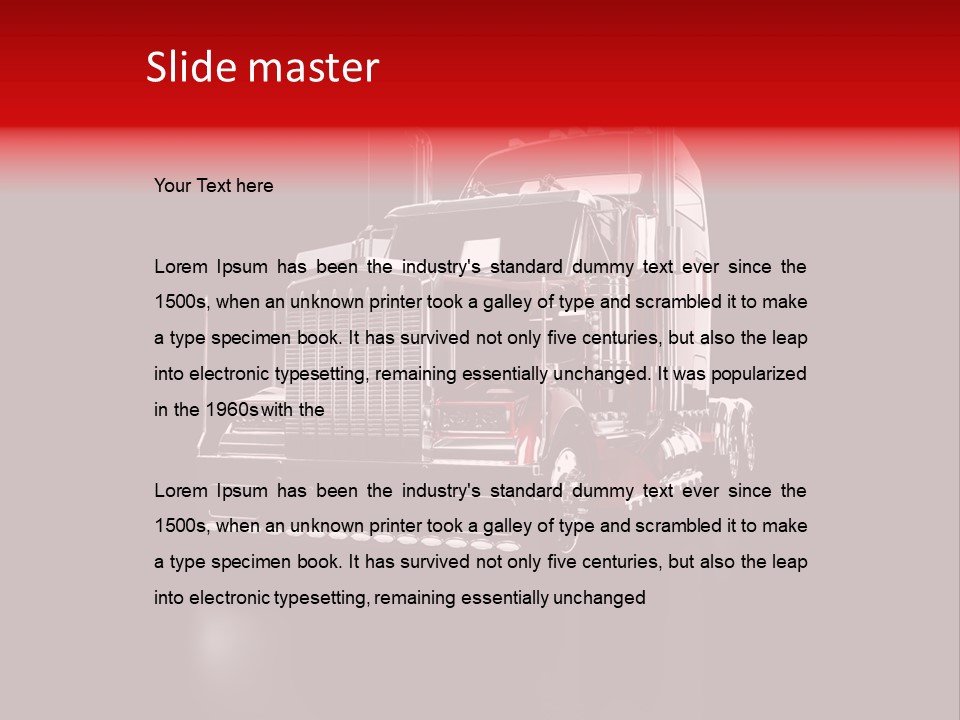 Chrome Horizontal Load PowerPoint Template