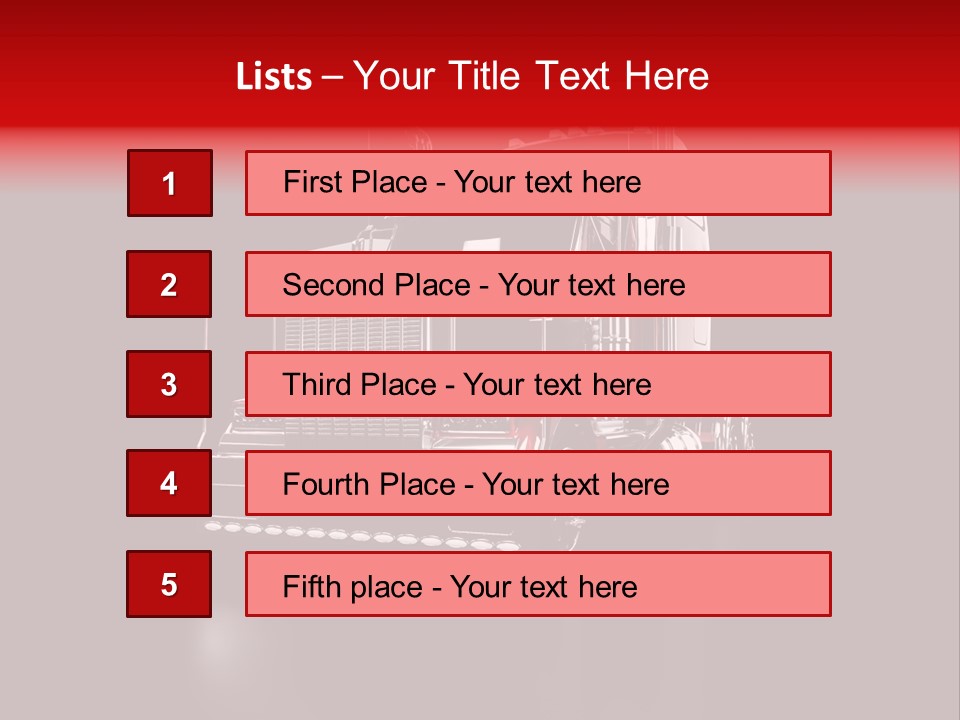 Chrome Horizontal Load PowerPoint Template