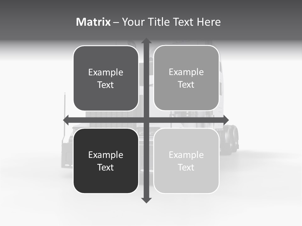 Truckload Tank Nobody PowerPoint Template