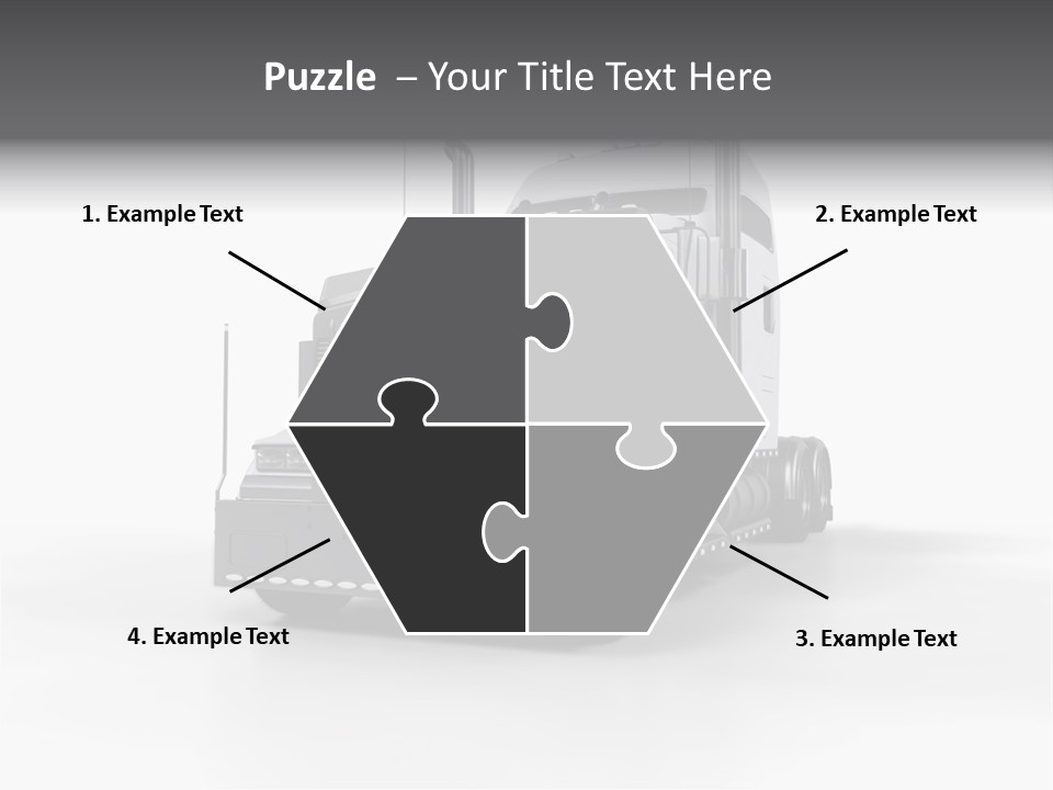 Truckload Tank Nobody PowerPoint Template