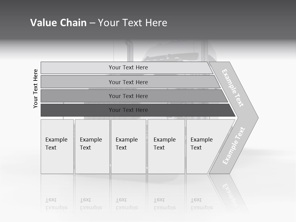Truckload Tank Nobody PowerPoint Template