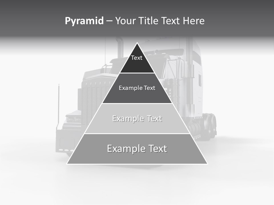 Truckload Tank Nobody PowerPoint Template