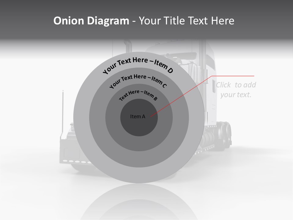 Truckload Tank Nobody PowerPoint Template