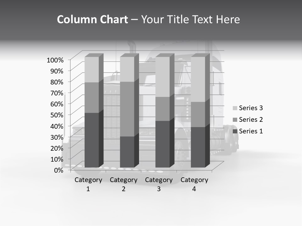 Truckload Tank Nobody PowerPoint Template