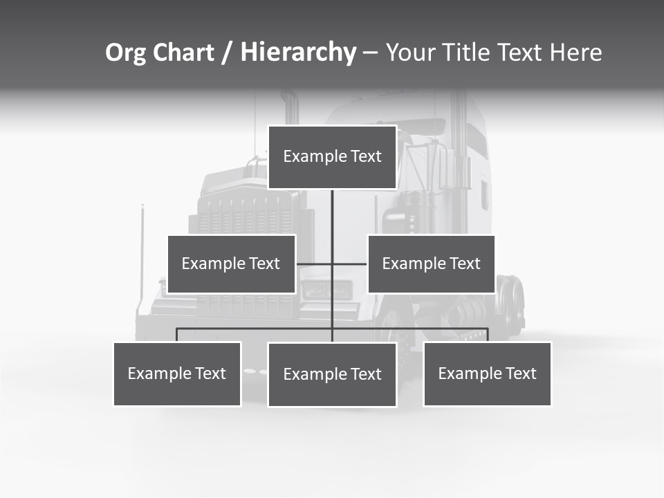 Truckload Tank Nobody PowerPoint Template