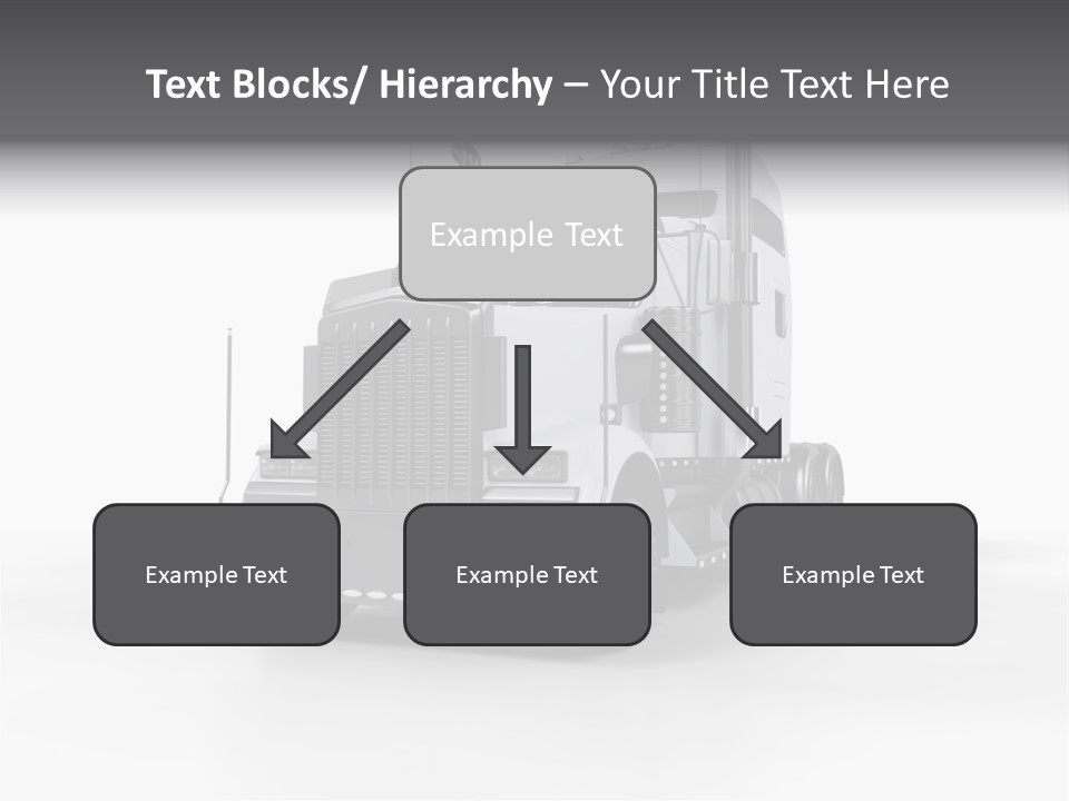 Truckload Tank Nobody PowerPoint Template