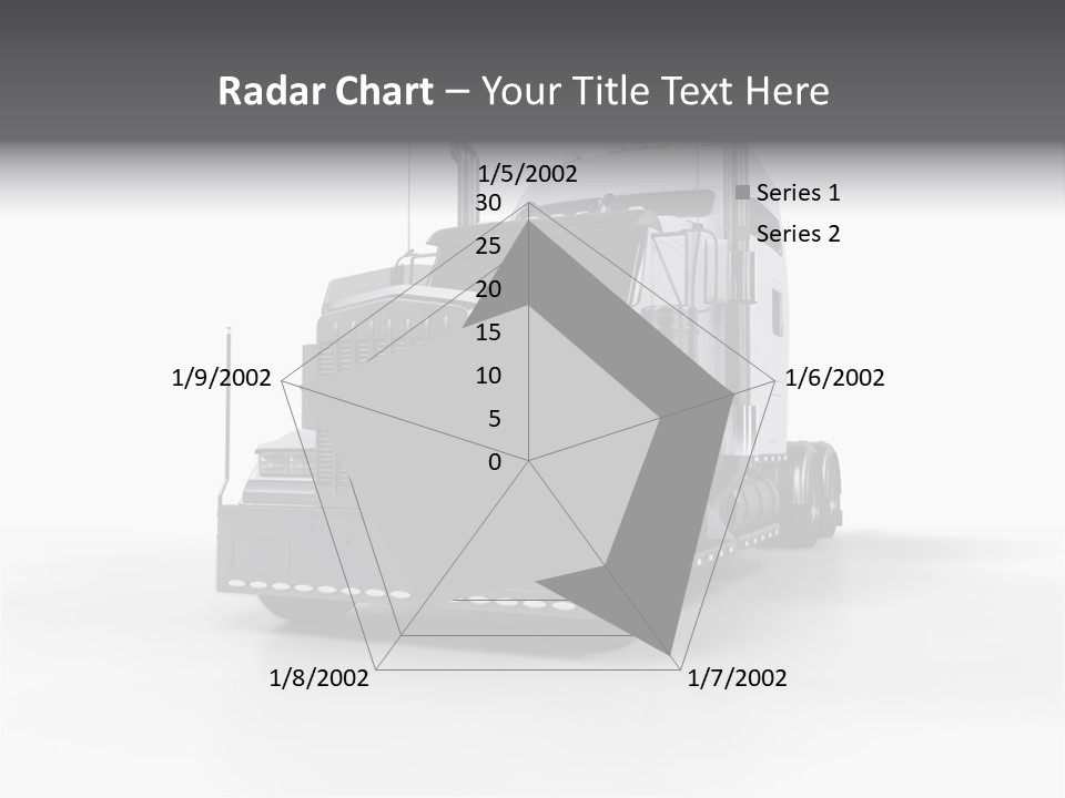 Truckload Tank Nobody PowerPoint Template