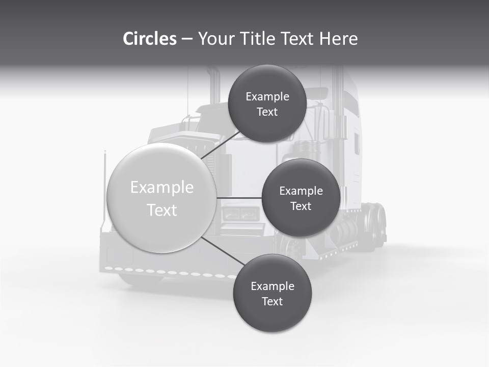 Truckload Tank Nobody PowerPoint Template