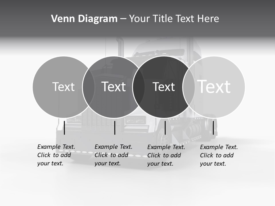 Truckload Tank Nobody PowerPoint Template