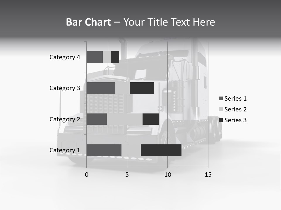 Truckload Tank Nobody PowerPoint Template