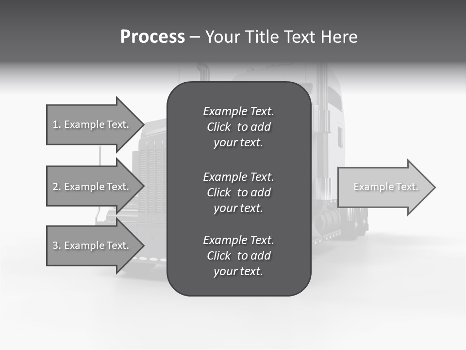 Truckload Tank Nobody PowerPoint Template