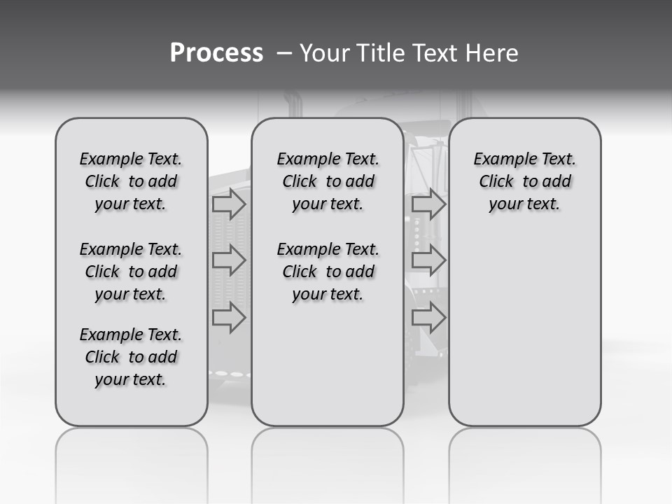Truckload Tank Nobody PowerPoint Template