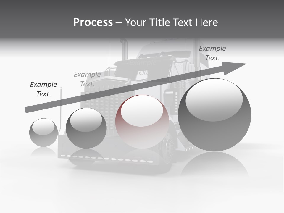 Truckload Tank Nobody PowerPoint Template
