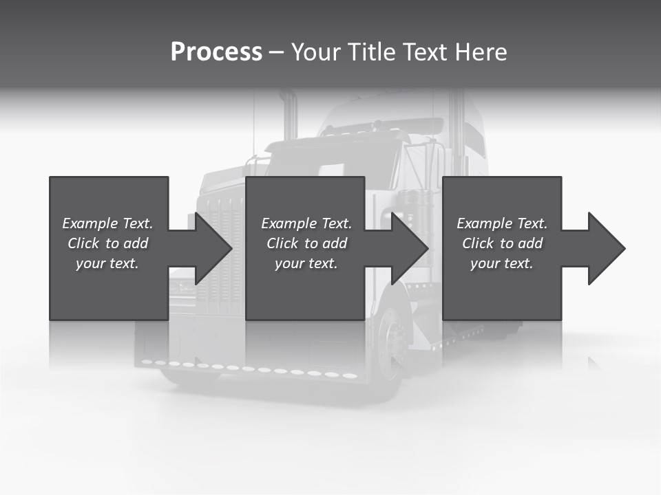 Truckload Tank Nobody PowerPoint Template