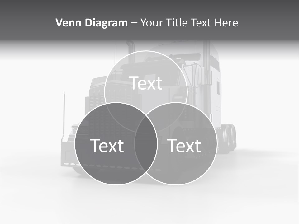 Truckload Tank Nobody PowerPoint Template