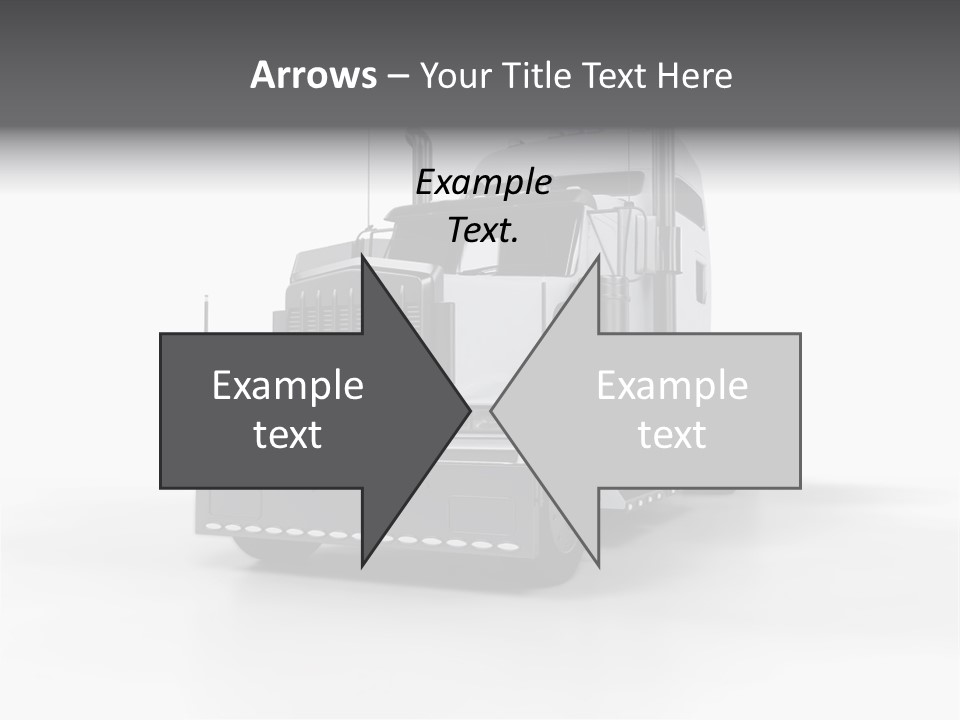 Truckload Tank Nobody PowerPoint Template