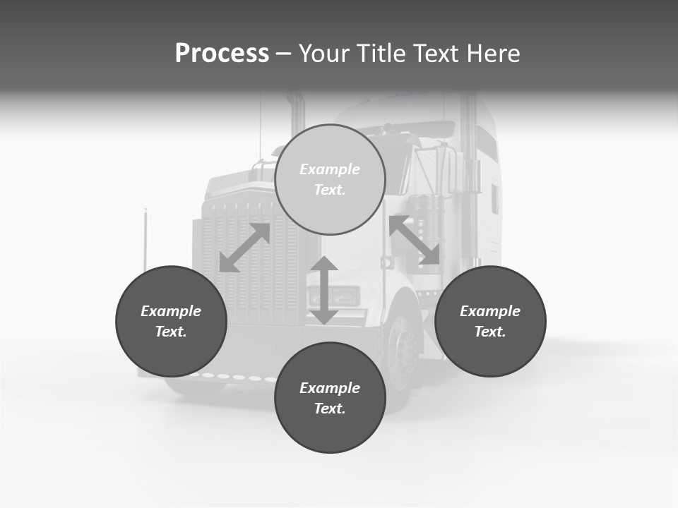 Truckload Tank Nobody PowerPoint Template