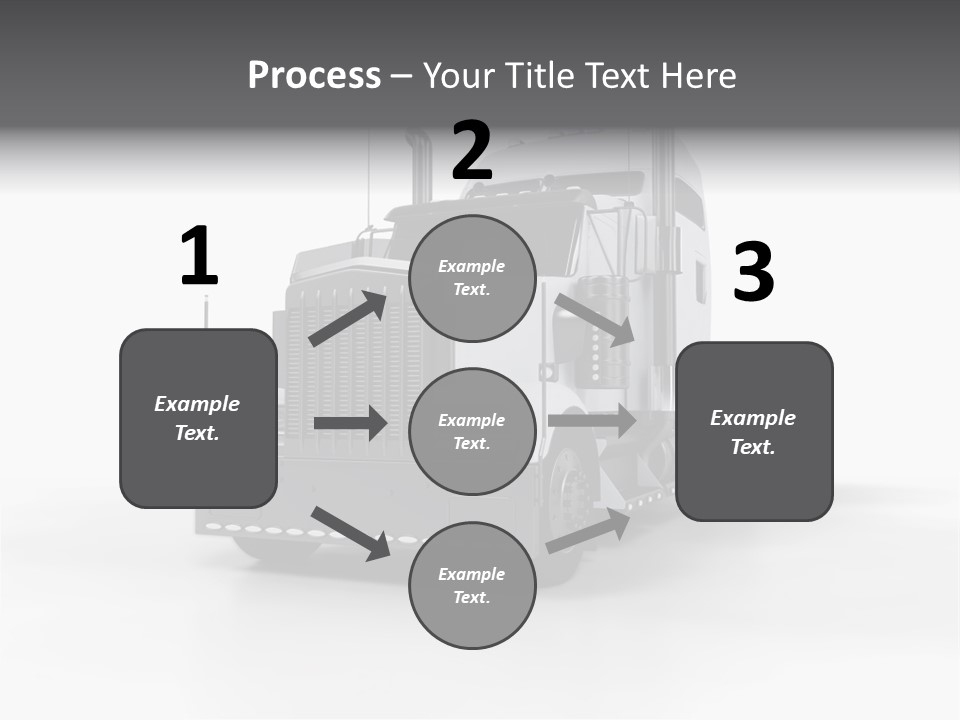 Truckload Tank Nobody PowerPoint Template