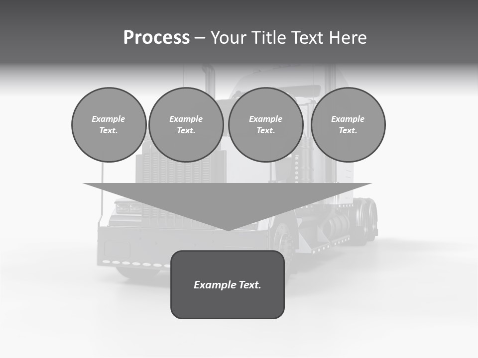 Truckload Tank Nobody PowerPoint Template
