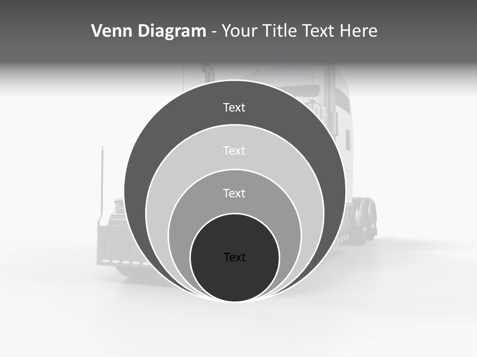 Truckload Tank Nobody PowerPoint Template