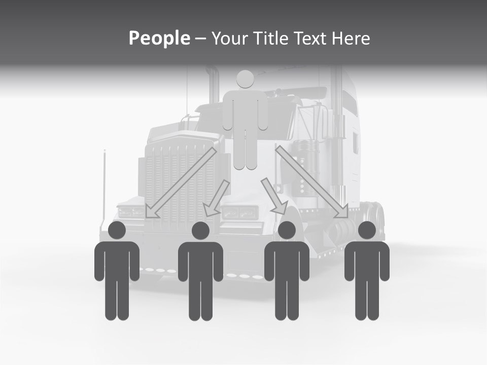 Truckload Tank Nobody PowerPoint Template