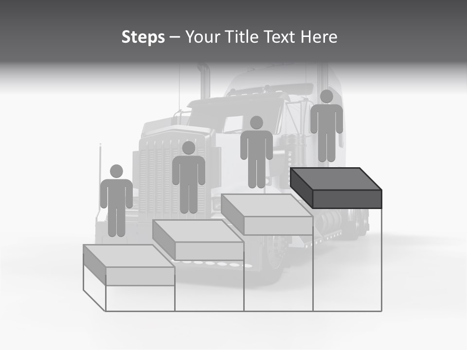 Truckload Tank Nobody PowerPoint Template