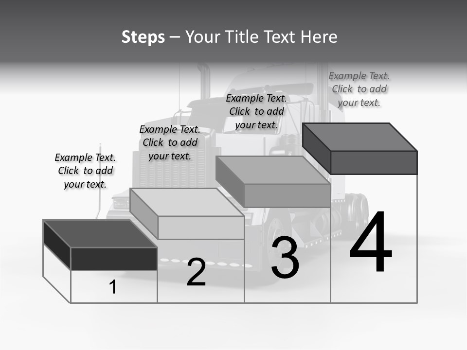 Truckload Tank Nobody PowerPoint Template