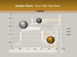 Long Fuel Truckload PowerPoint Template