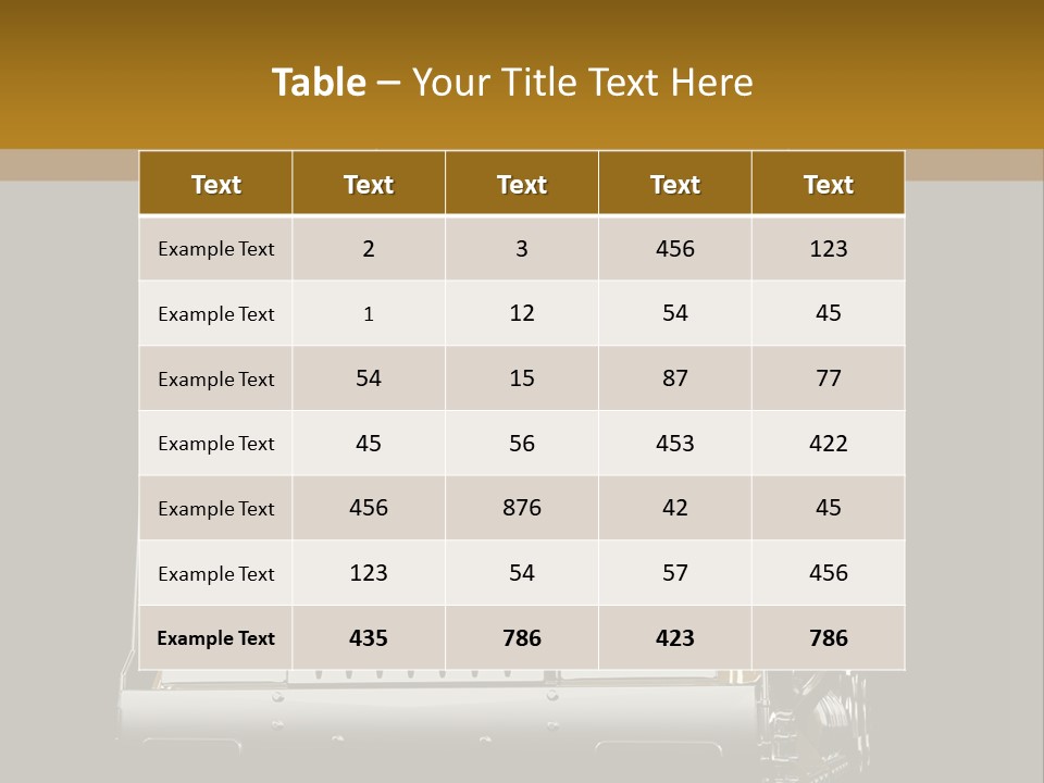 Long Fuel Truckload PowerPoint Template